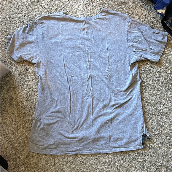 Nike Heather Gray Tee with Black Logo - Picture 3 of 3